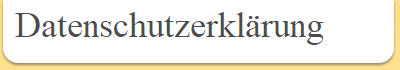 Datenschutzerklrung